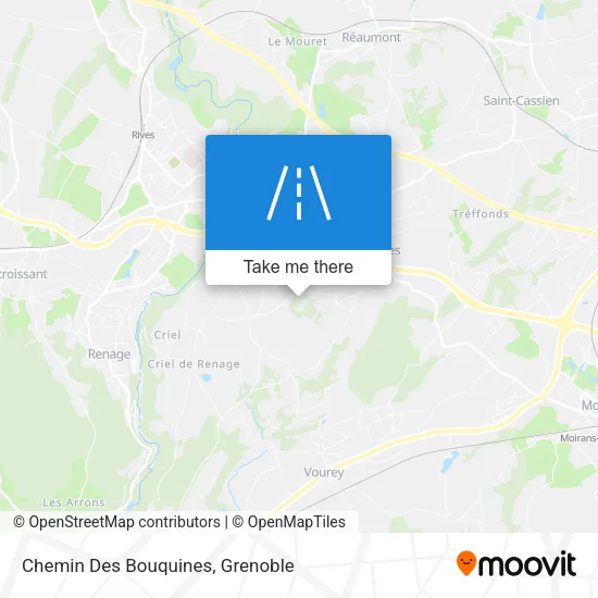 Chemin Des Bouquines map