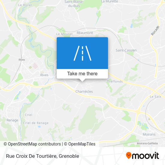 Rue Croix De Tourtière map