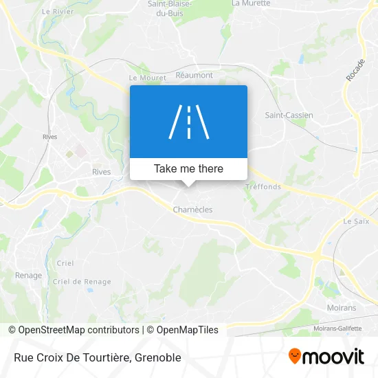 Rue Croix De Tourtière map