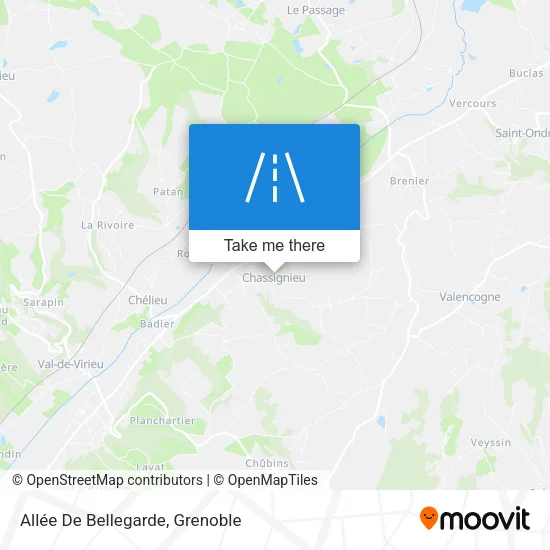 Allée De Bellegarde map