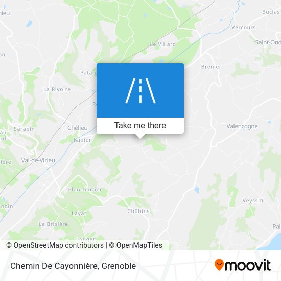 Chemin De Cayonnière map