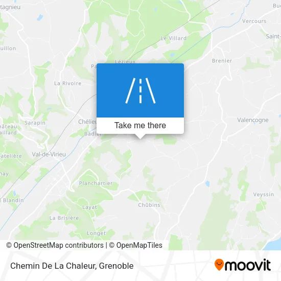 Chemin De La Chaleur map