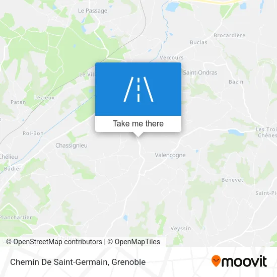 Chemin De Saint-Germain map