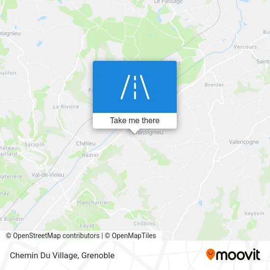 Chemin Du Village map
