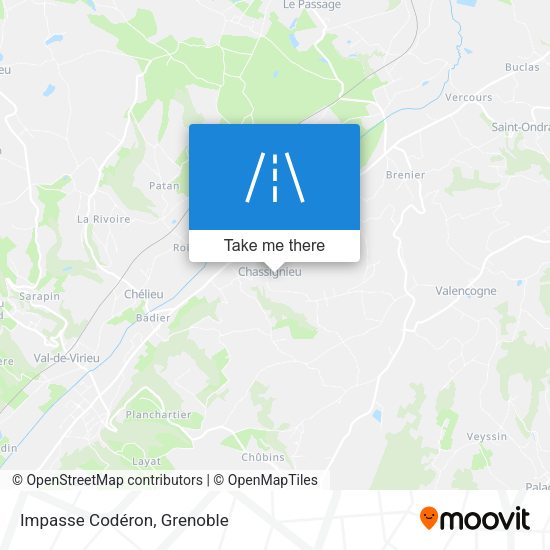 Impasse Codéron map