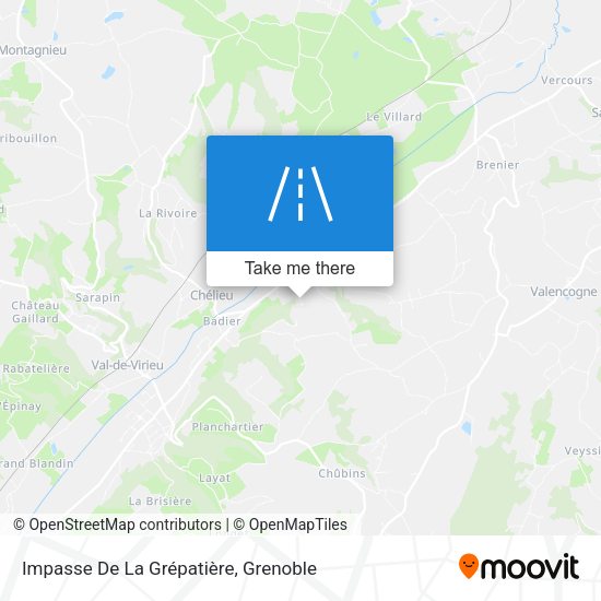 Impasse De La Grépatière map