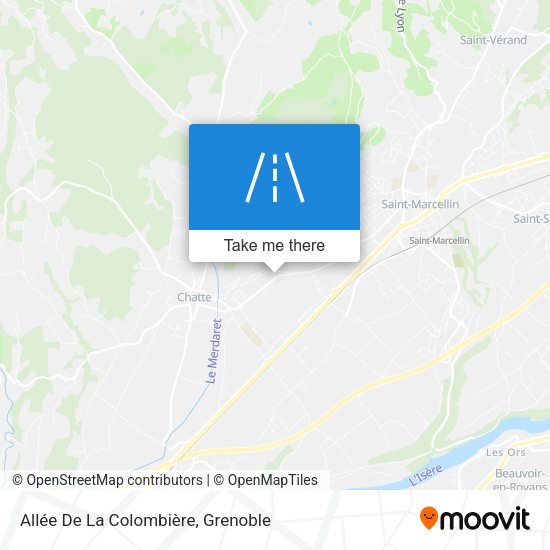 Allée De La Colombière map