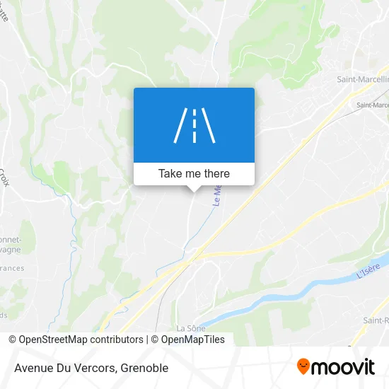 Avenue Du Vercors map