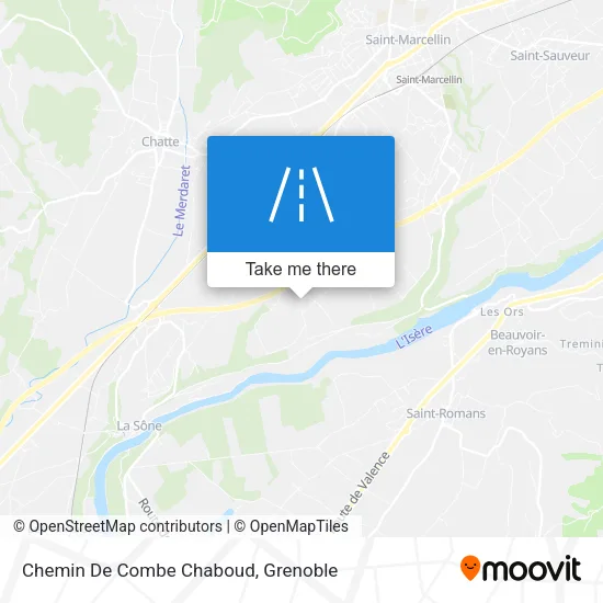 Chemin De Combe Chaboud map