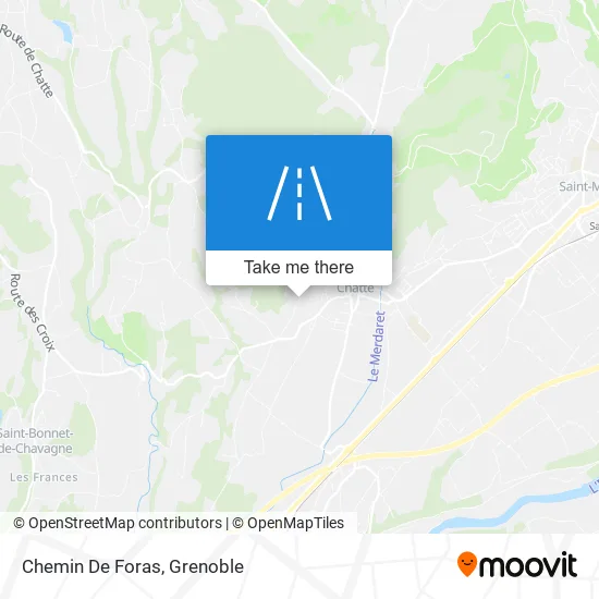 Chemin De Foras map