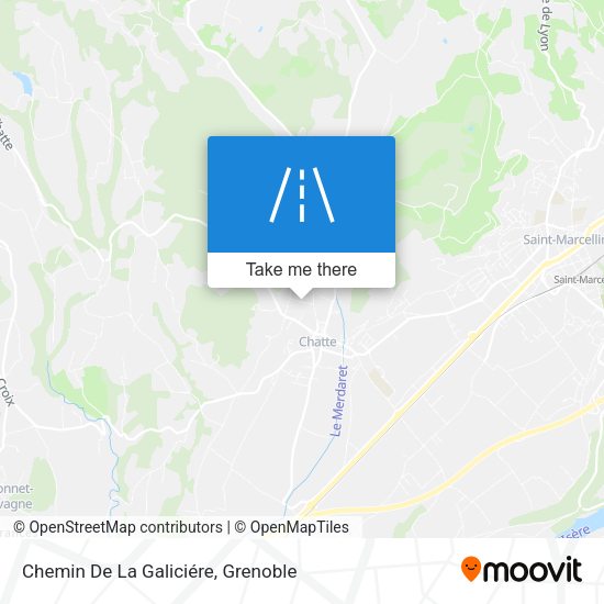 Chemin De La Galiciére map