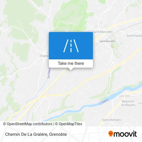 Chemin De La Gralére map