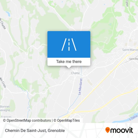 Chemin De Saint-Just map