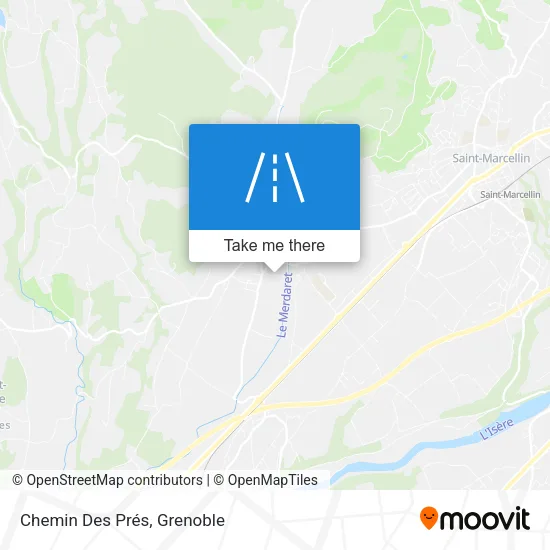 Chemin Des Prés map