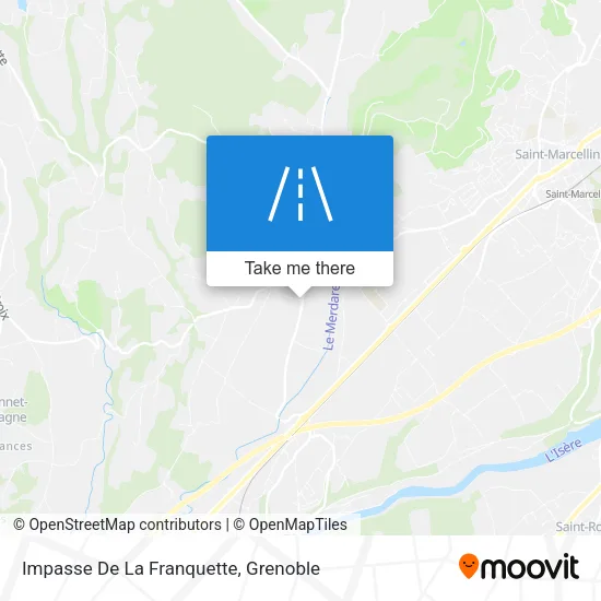 Impasse De La Franquette map
