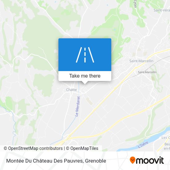 Montée Du Château Des Pauvres map