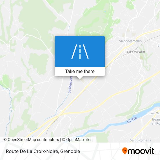 Route De La Croix-Noire map