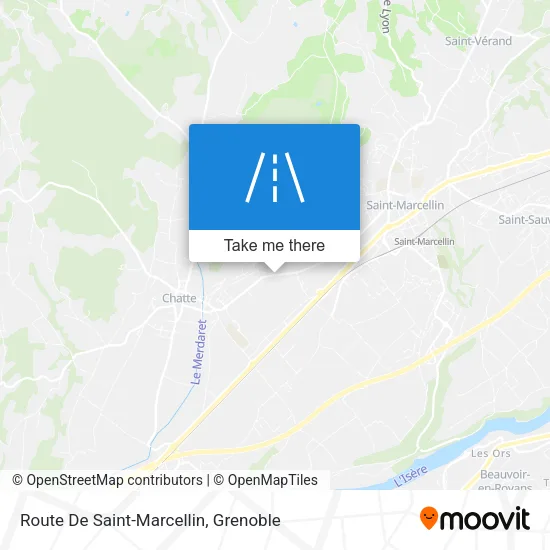 Route De Saint-Marcellin map
