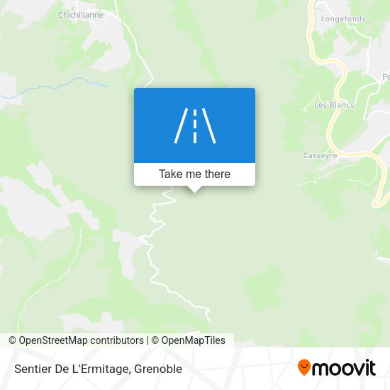 Sentier De L'Ermitage map