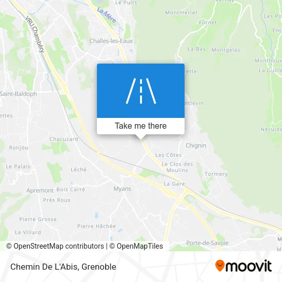Chemin De L'Abis map