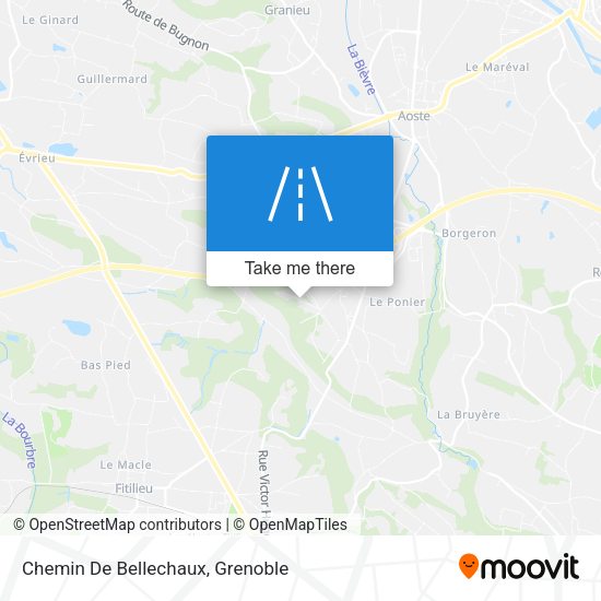 Chemin De Bellechaux map