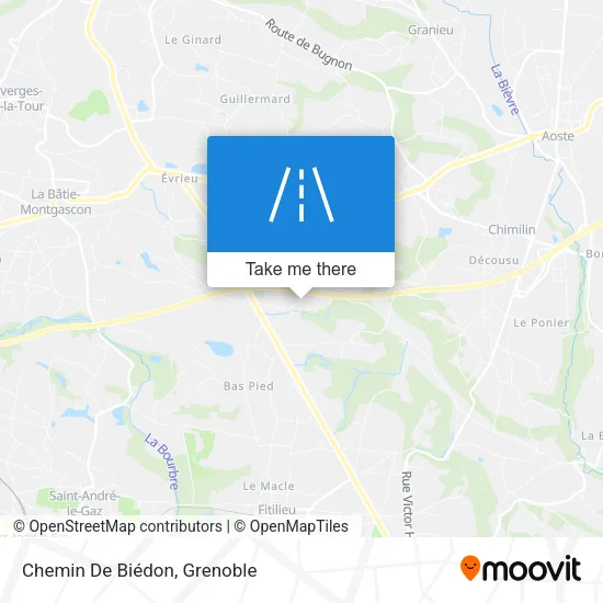 Chemin De Biédon map