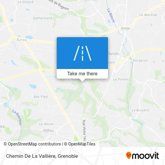 Chemin De La Vallière map