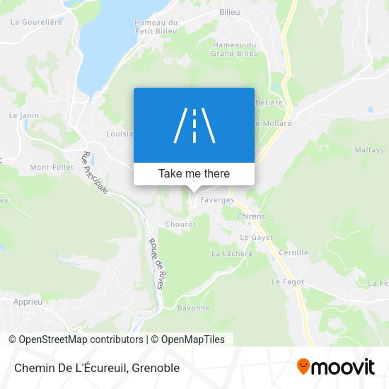 Chemin De L'Écureuil map