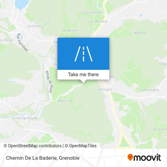 Chemin De La Baderie map