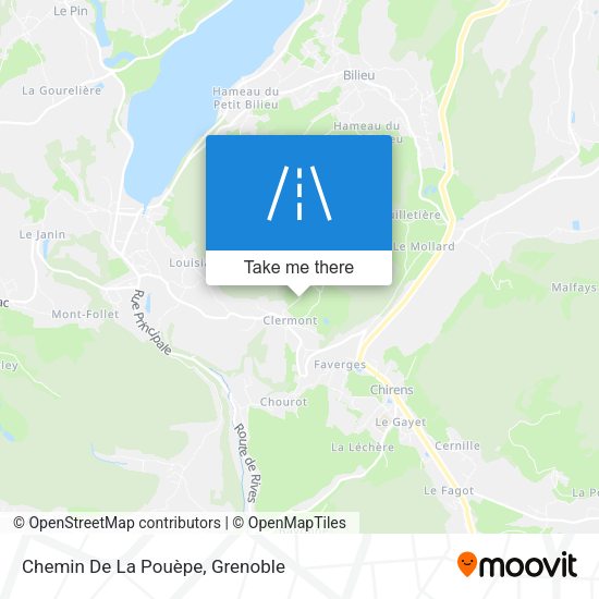 Chemin De La Pouèpe map