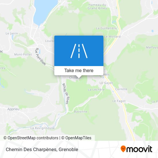 Chemin Des Charpènes map