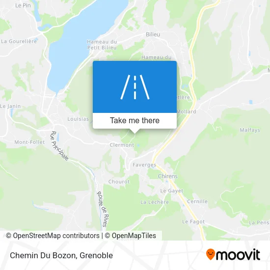 Chemin Du Bozon map
