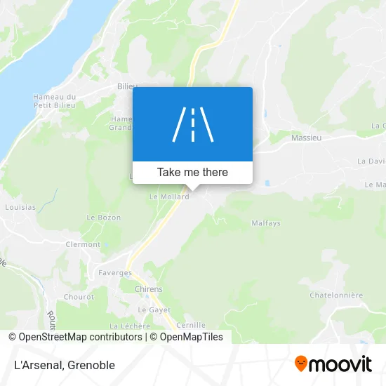 L'Arsenal map