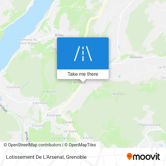 Lotissement De L'Arsenal map