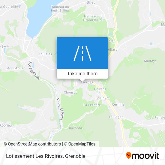Lotissement Les Rivoires map