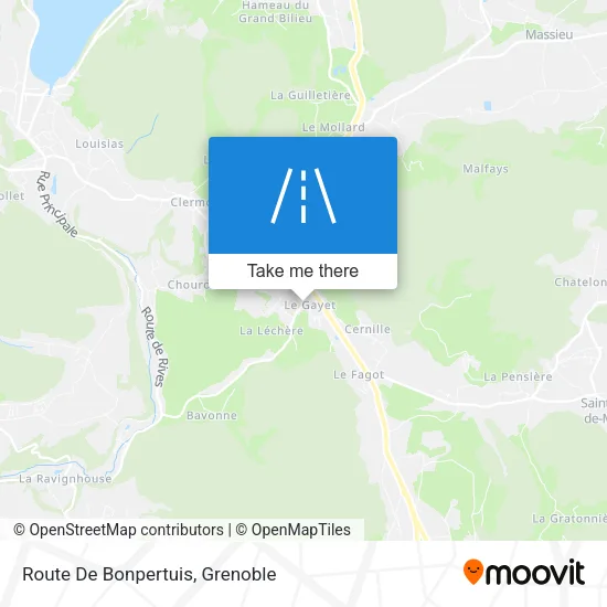 Route De Bonpertuis map