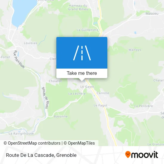 Route De La Cascade map