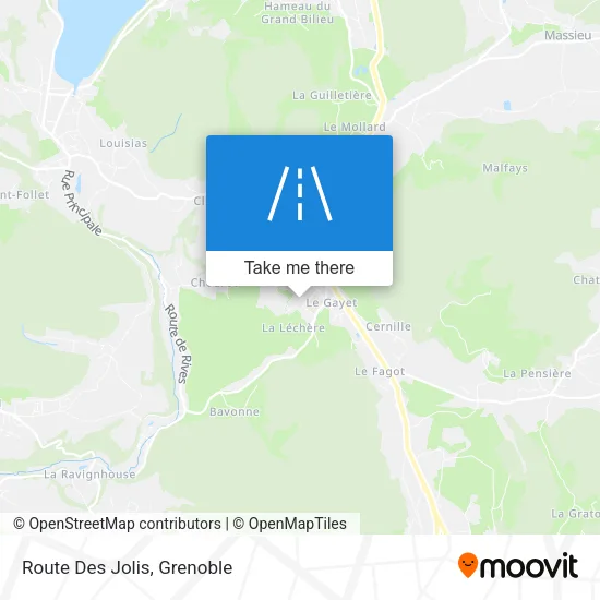 Route Des Jolis map