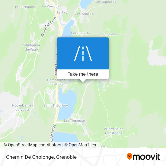 Chemin De Cholonge map