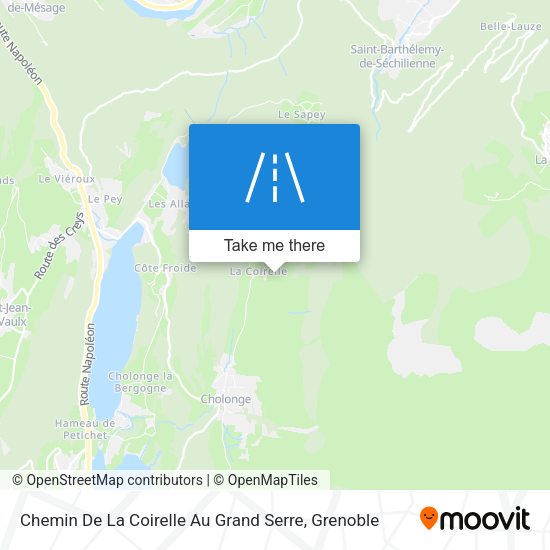 Chemin De La Coirelle Au Grand Serre map