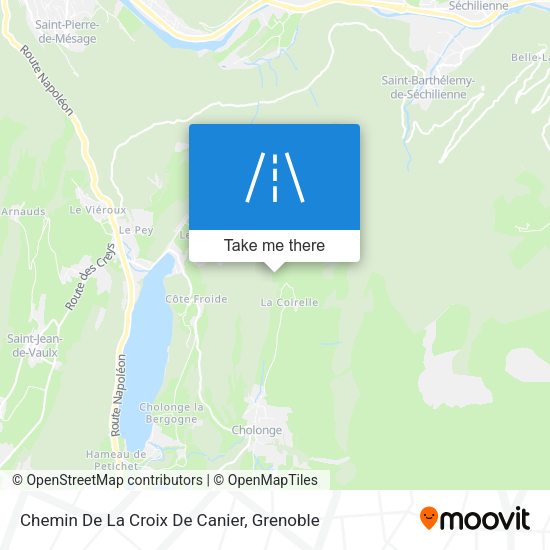 Chemin De La Croix De Canier map