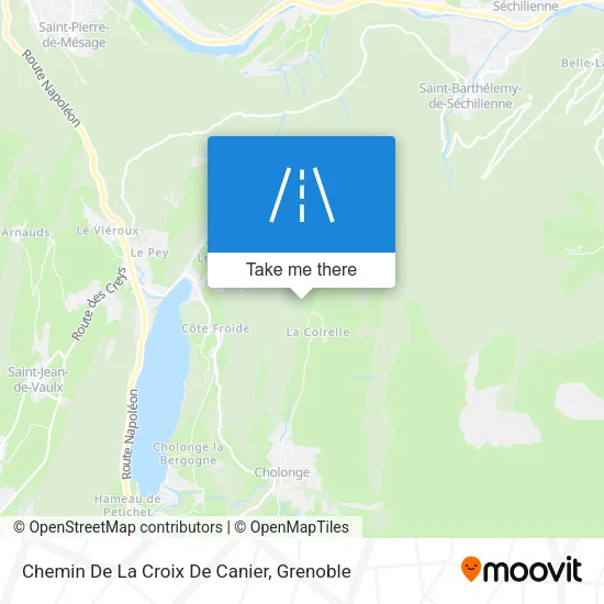 Chemin De La Croix De Canier map