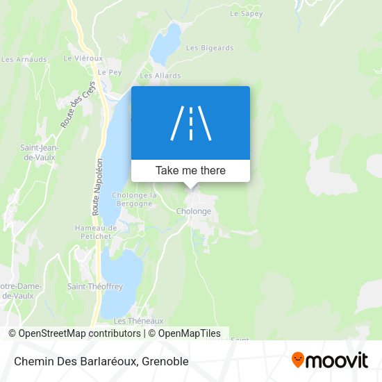 Chemin Des Barlaréoux map