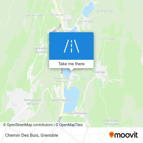Chemin Des Buis map