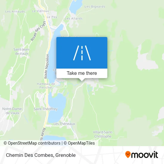 Chemin Des Combes map