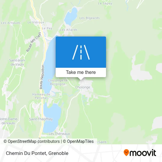 Chemin Du Pontet map