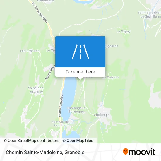 Chemin Sainte-Madeleine map