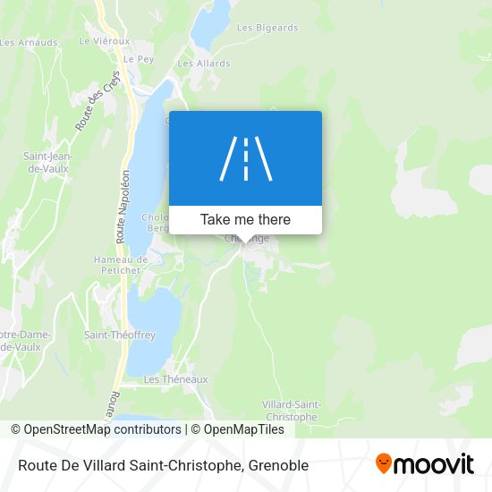 Route De Villard Saint-Christophe map