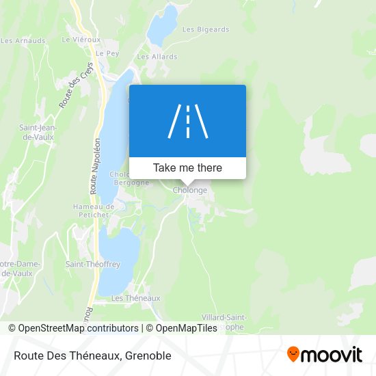 Route Des Théneaux map
