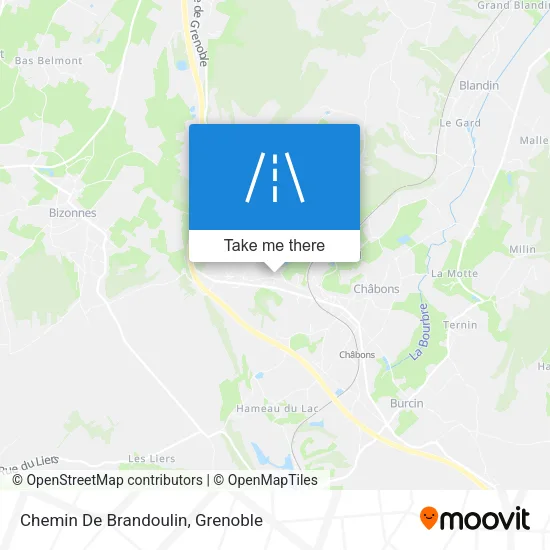 Chemin De Brandoulin map